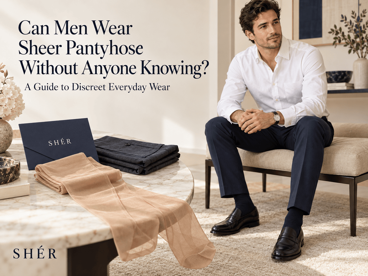 Can Men Wear Sheer Pantyhose Without Anyone Knowing? - SHÉR