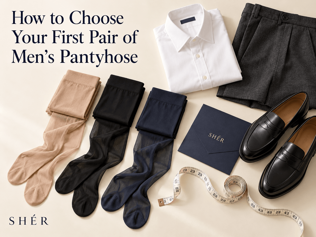 How to Choose Your First Pair of Men’s Pantyhose - SHÉR