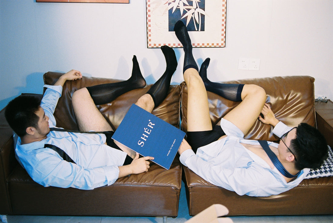 sheer sock men