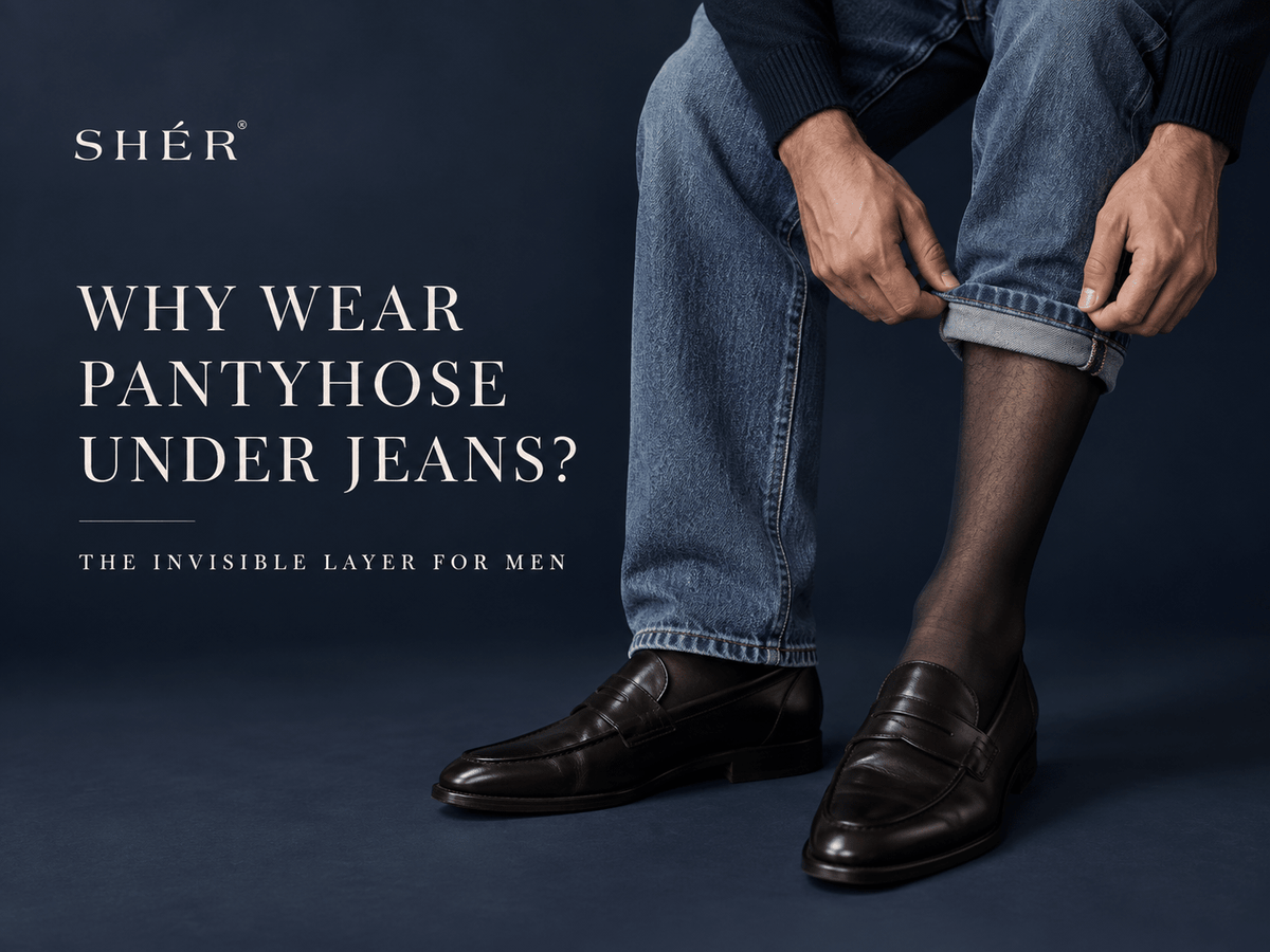 Why Wear Pantyhose Under Jeans? The Invisible Layer for Men - SHÉR