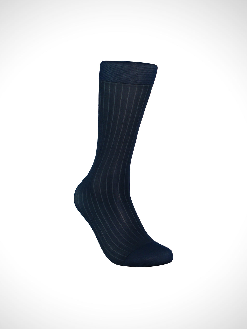 Wide-Stripe Sheer Men’s Socks – Bold Pattern with Silky Breathable Fit