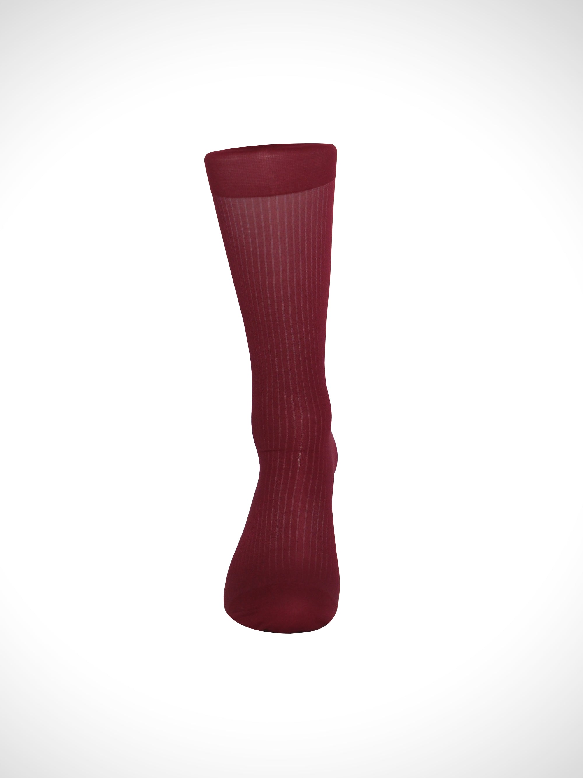 Narrow-Stripe Sheer Men’s Socks – Bold Pattern with Silky Breathable Fit