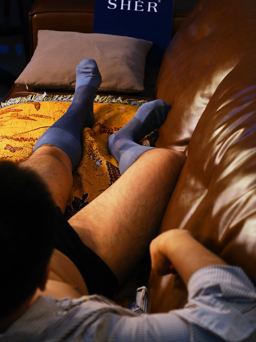 Collants classiques 100 % nylon transparent – ​​Finition vintage lisse et brillante