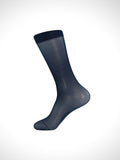 Navy Ultra - Sheer Contour Men’s Socks – Breathable Silky Fit for Dress Shoes - SHÉR
