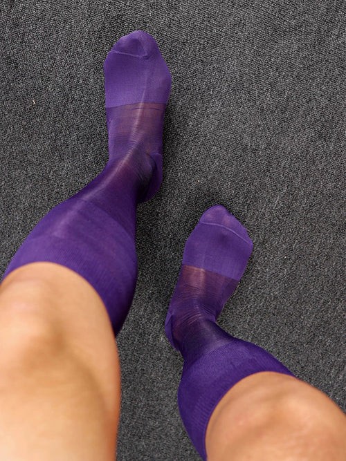 Classic 100% Nylon Sheer Pantyhose – Smooth Gloss Vintage Finish - SHÉR