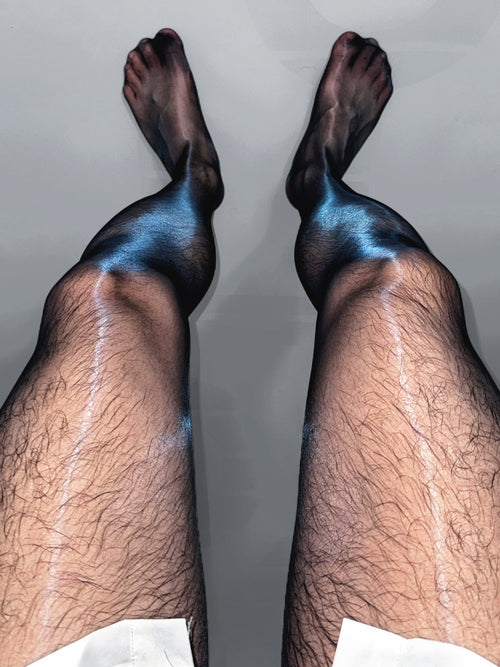 Color - Shifting Galaxy Sheer Pantyhose – Shimmer Effect Under Any Light - SHÉR