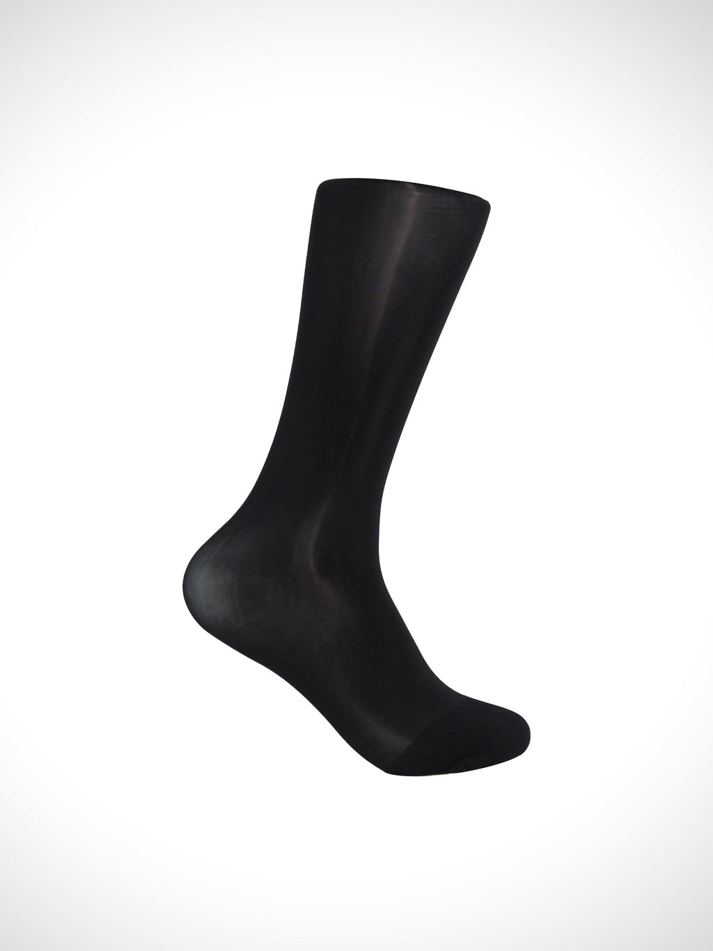 Cream - Soft Sheer Men’s Socks – Silky Shine and Skin - Hugging Comfort - SHÉR