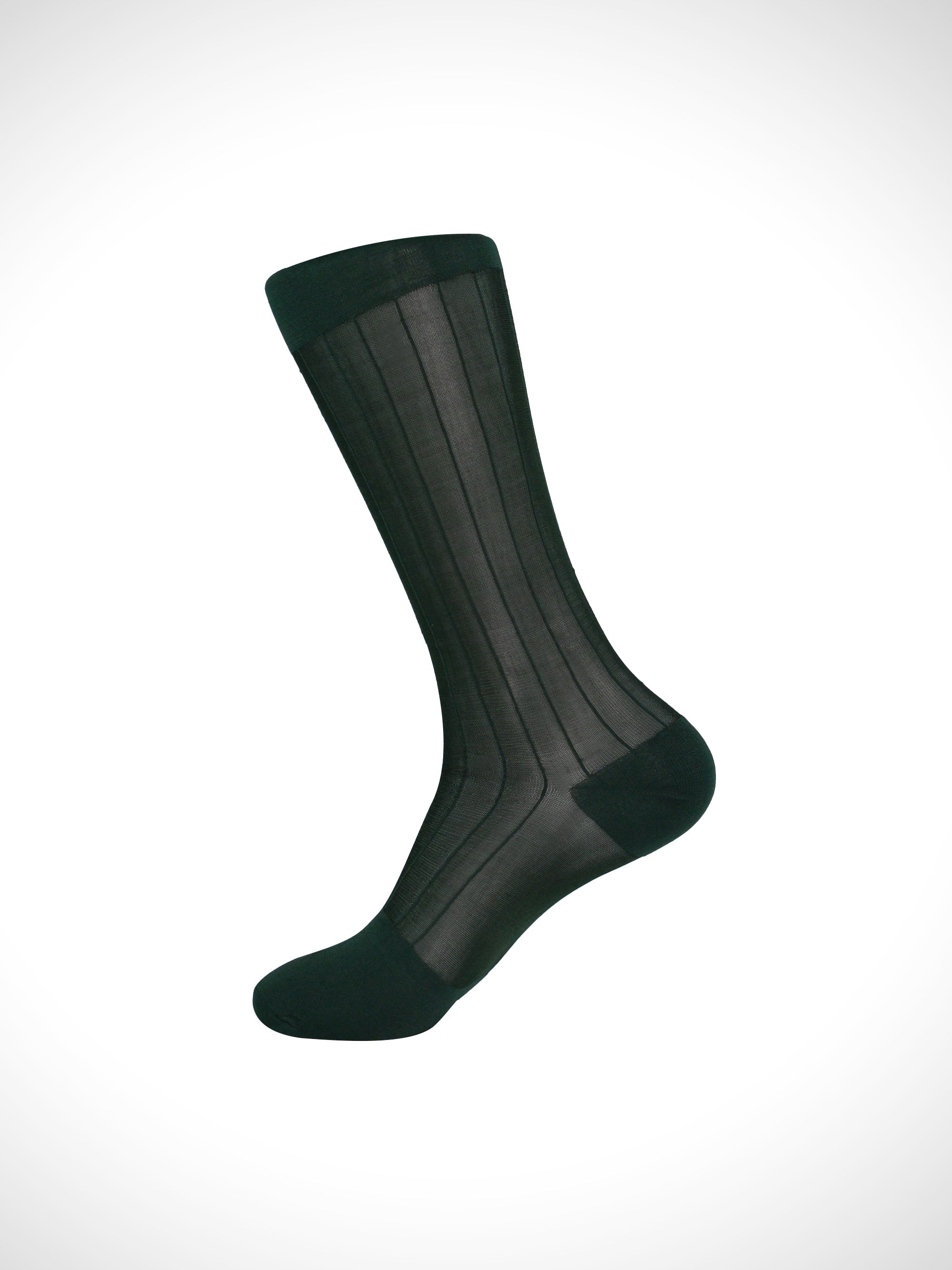 Gentleman’s 100% Nylon Sheer Socks – Vintage Shine with Cloud - Soft Fit - SHÉR