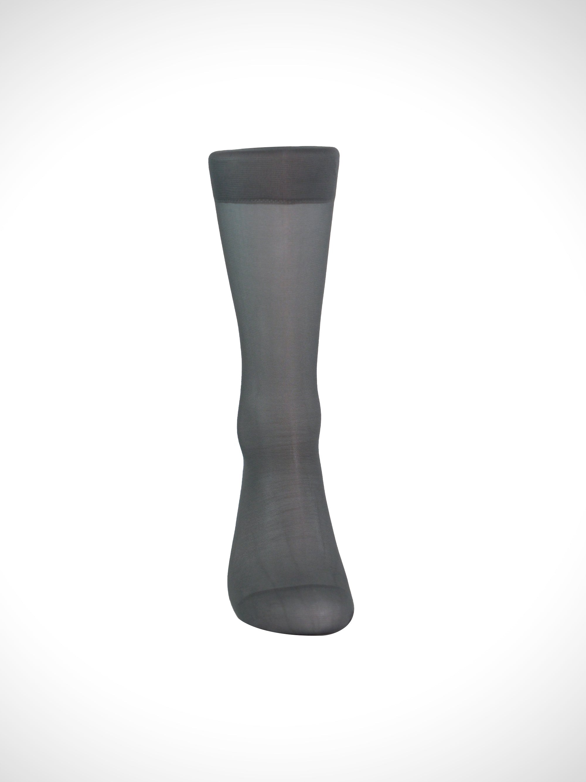 Grey Allure Ultra - Stretch Sheer Men’s Socks – Soft Misty Finish - SHÉR