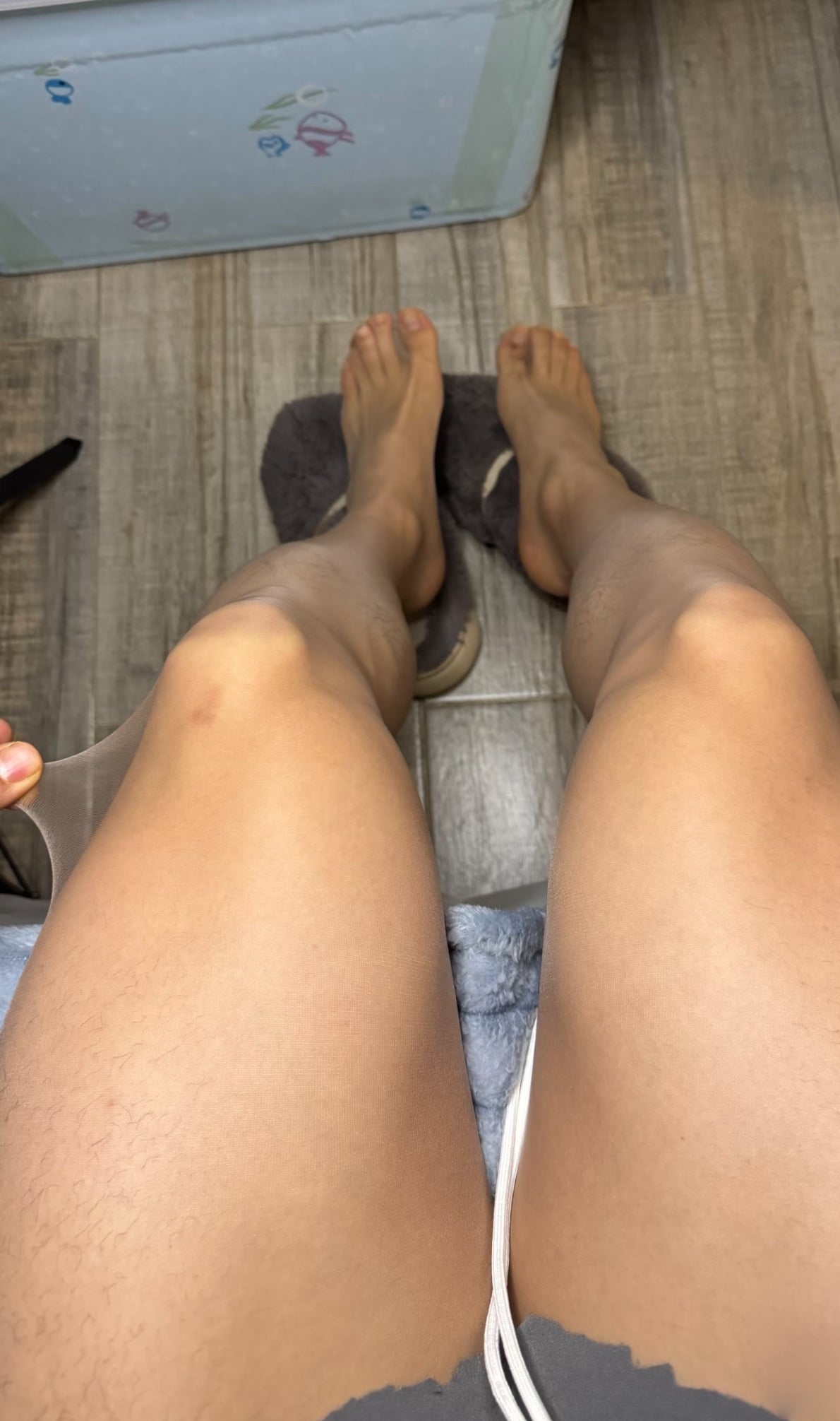 Invisible Skin™ Ultra Sheer Men's Pantyhose – 1D Matte Nude Tights for Shorts - SHÉR