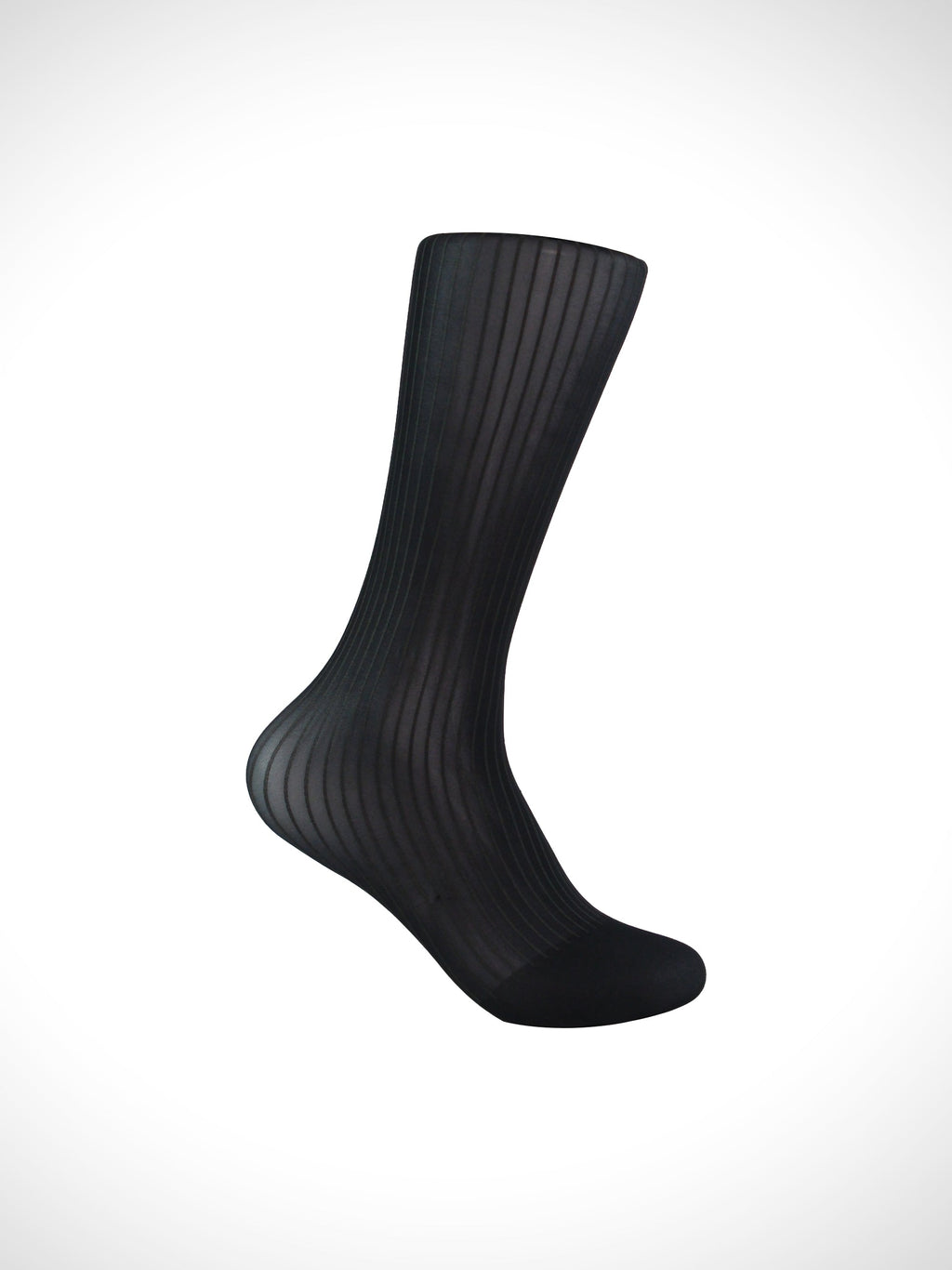 Matte - Stripe Gloss Contrast Sheer Men’s Socks – Sophisticated Texture Design - SHÉR
