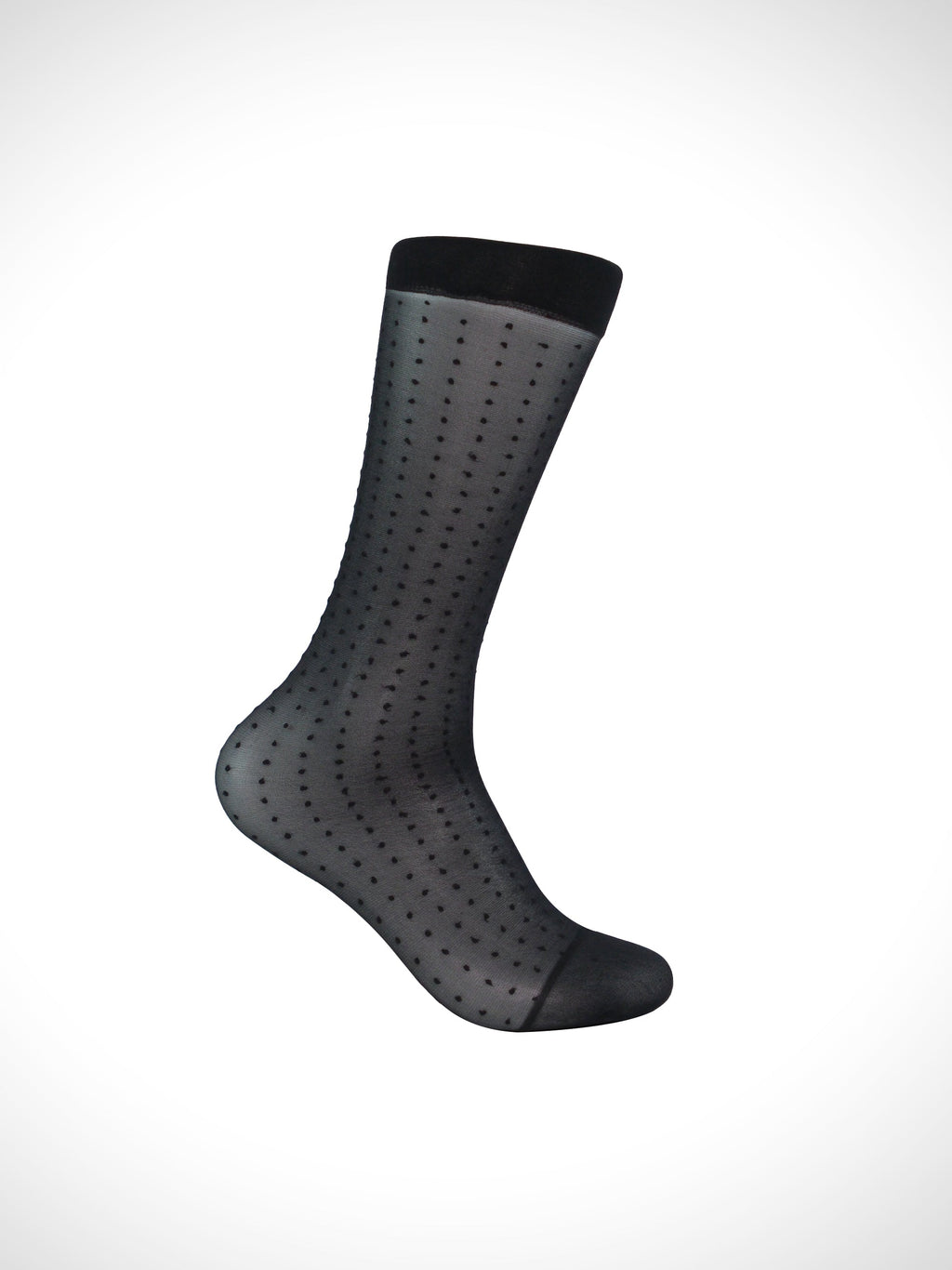 Polka Dot Inspired Sheer Men’s Socks – Artistic Pattern with Misty Texture - SHÉR