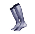 Prism Stripe 1D Ultra Sheer Men’s Knee-High Socks – Silk-Blend High-Shine Finish - SHÉR