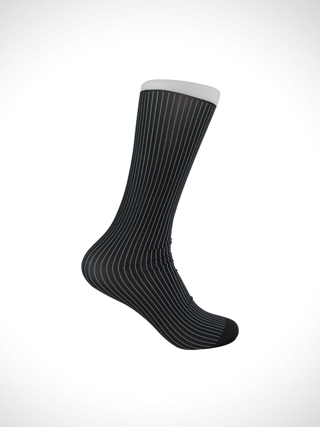 Striped Velvet Knee - High Socks for Men – Bold Contrast with Luxurious Warmth - SHÉR